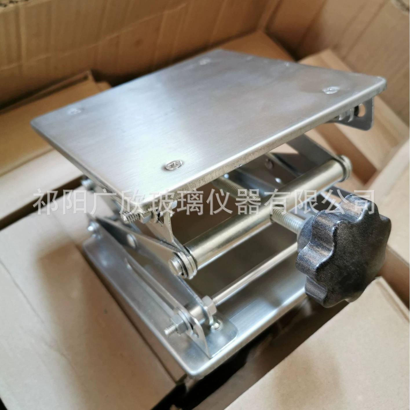 Бесплатная доставка подъемный стол из нержавеющей стали ручной Окисление алюминия лабораторный подъемник спиртовая Лампа подъемная стойка