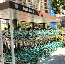 北京地铁口机械式非机动车停车位 自行车立体停车架 立体自行车停