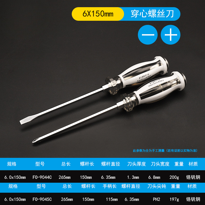 Destornillador Fukuoka de doble propósito El destornillador perforador puede golpear el destornillador multifunción