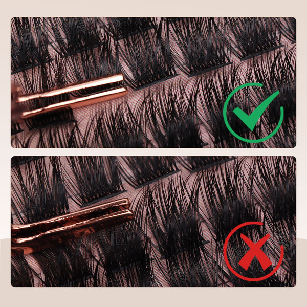 Cross-border popular natural thick C-curved false eyelash extension…