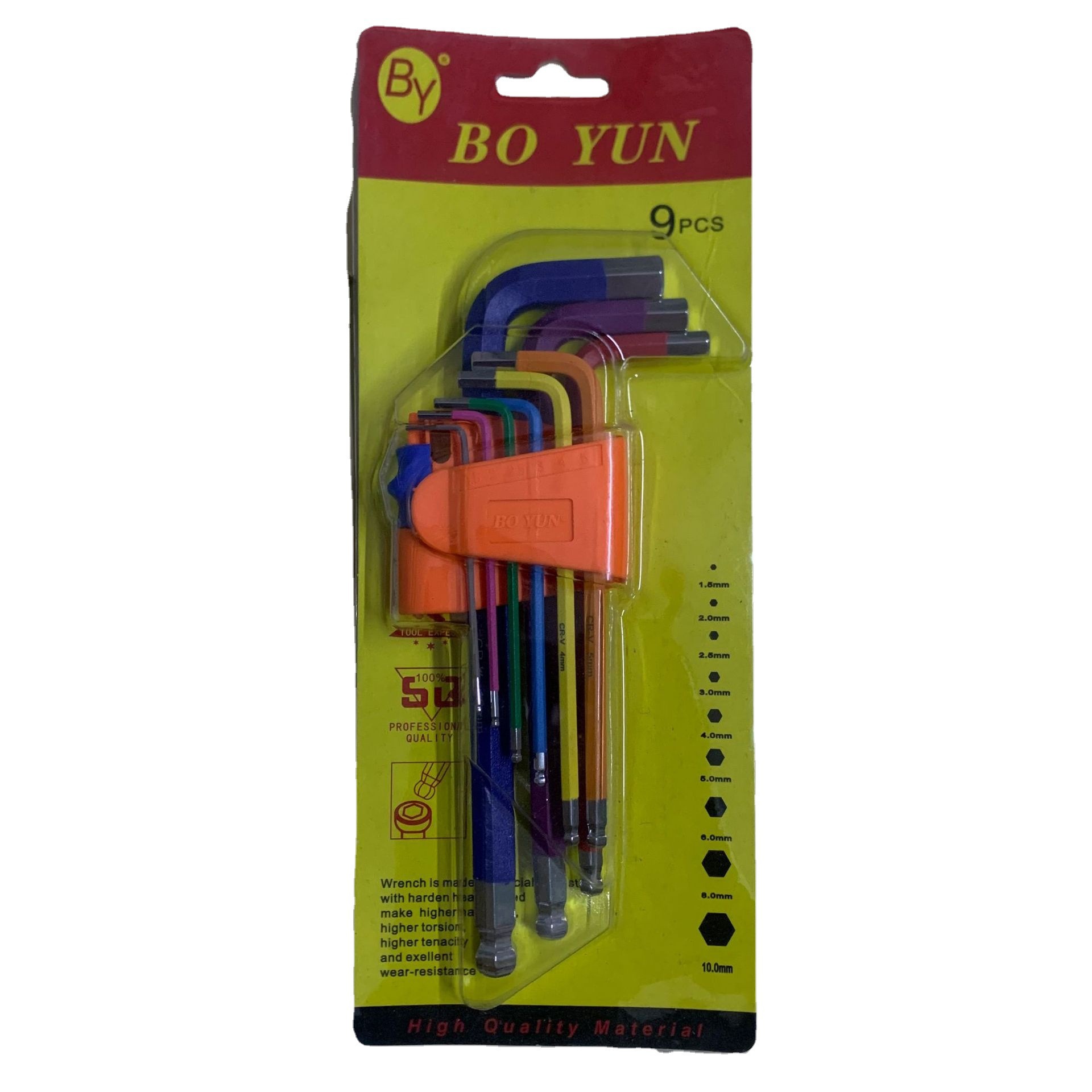 Llave de zócalo hexagonal chapada en color traje de flor de ciruelo hexagonal de zócalo hexagonal de alta gama en stock