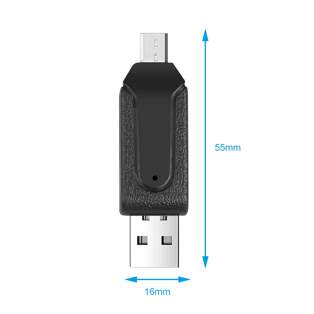 DM-HC91 считыватель USB 2.0 SD TF два в одном Micro USB для Android мобильного телефона