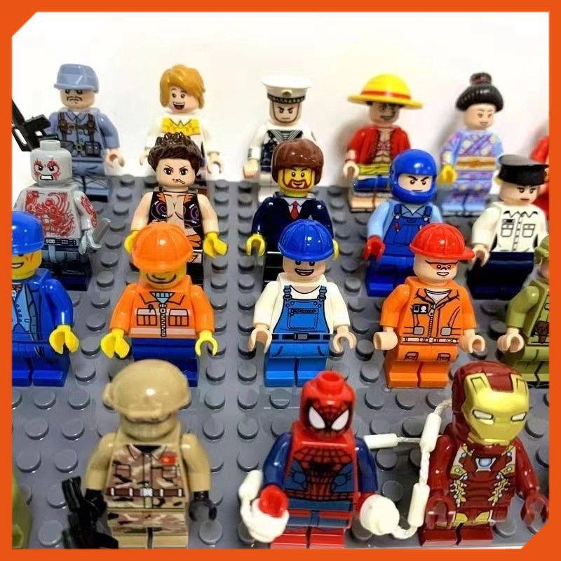 Free shipping, compatible with LEGO bricks, miniature figures, city military, Ninjago, and other building block toys, perfect as a children's gift