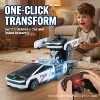 Tesla, police car, transformer, remote control car