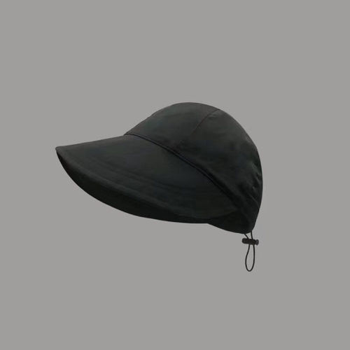 Sunshade sun protection hat, wide brim, lightweight, breathable, quick-drying, drawstring fisherman's flat cap, casual hat, suitable for spring, summer, and autumn wear