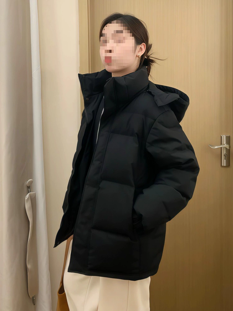 Зимний бархатный пуховик, корейский стиль, утиный пух