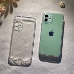 Apple 17、16、15 Pro Max、13、12、14用透明シリコンケース、卸売、彩画素材、iPhoneケース