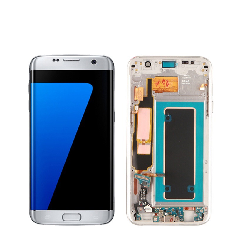 For Samsung S7 edge screen assembly original with frame G935 mobile phone display internal and external integrated screen LCD curved screen