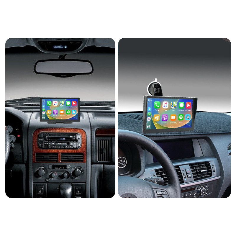 Reproductor multimedia para coche con navegación Android portátil de 9/10 pulgadas, inalámbrico, con CarPlay/AutoMP5