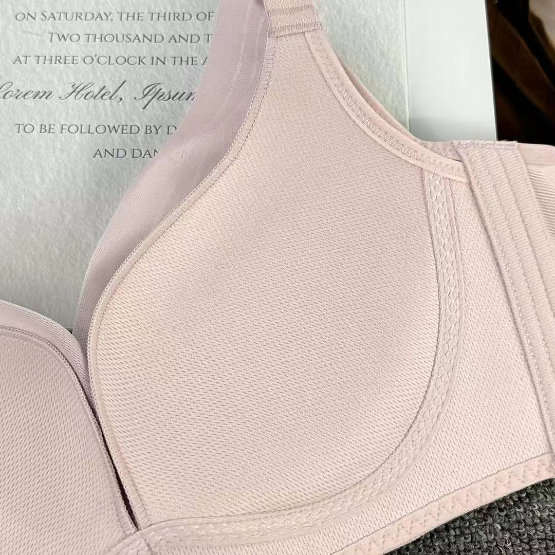 Nuevo sujetador de alta calidad de moda de encaje jacquard transpirable ajustable cómodo tres botones de colado ropa interior mujer image 5