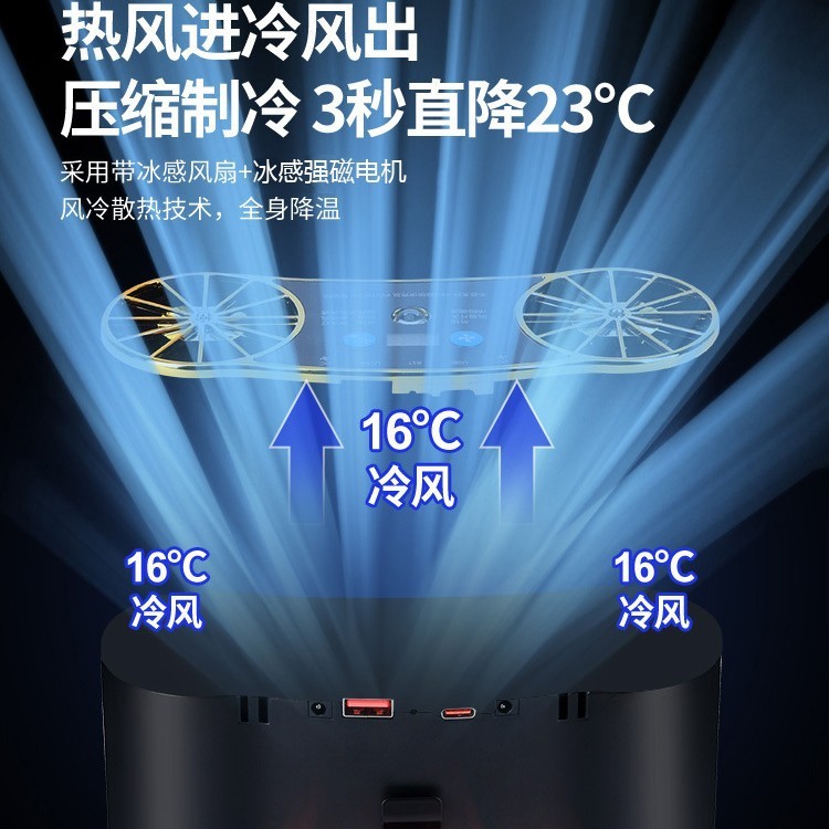 大風力は腰の扇風機を掛けます。屋外の工事現場は携帯して冷凍します。|undefined
