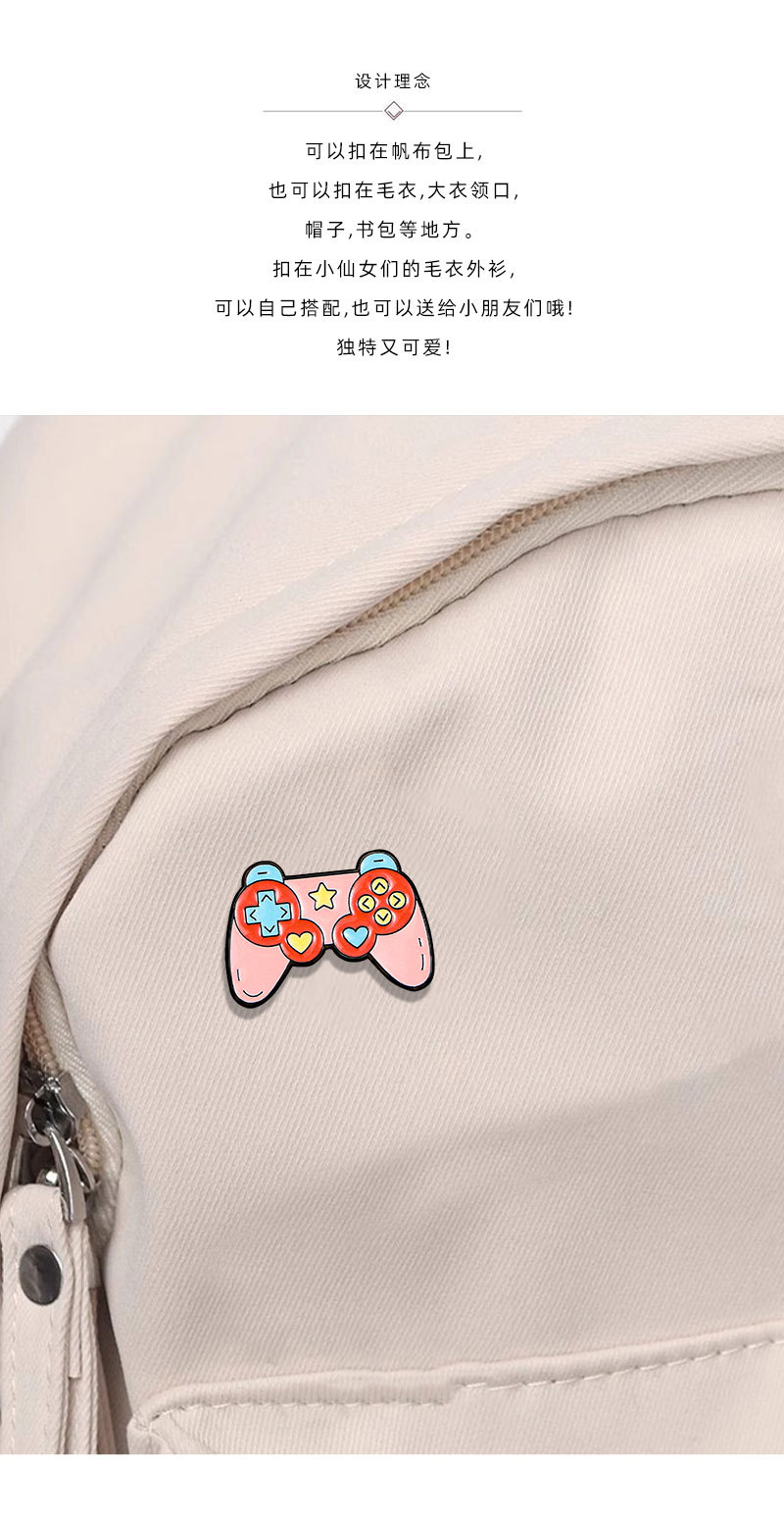 Unisex Gender Cute Sweet Pin Book Cartoon Badge Alloy Metal Enamel Unisex Brooches