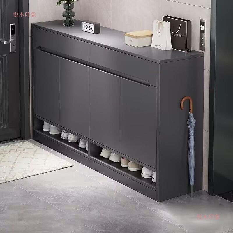 Shoe Cabinet for Home Entrance Hallway Entryway Cabinet New 2024 Popular Model Corridor Simple Storage Shoe Rack