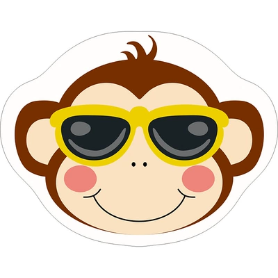 Avtomobil döşəmə paspasları: Room Cartoon Special-Shaped Floor Mat - monkey-see-details