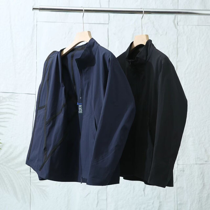 Business Jacket for Men, Seamless with Rubberized Seams, 3D Cut, Windproof and Rainproof, Outdoor Softshell, High-Quality Men's Jacket