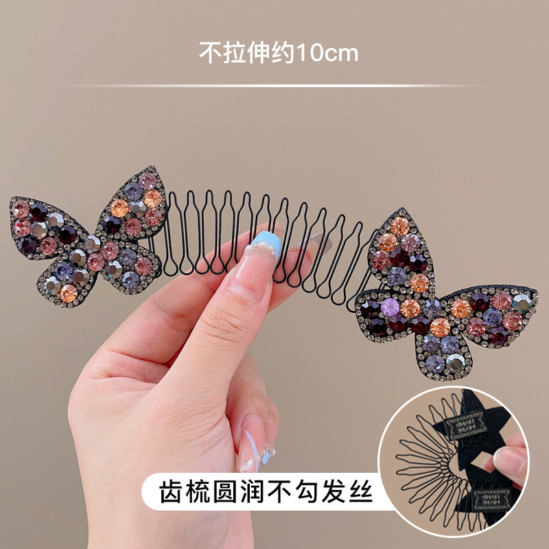 2025 nueva herramienta de peinado peine de camelia para el cabello pinza para el cabello de niños accesorio para el cabello de la parte posterior de la cabeza para mujeres.