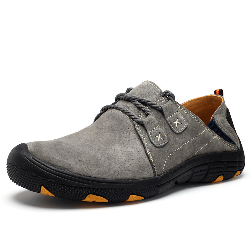 Cross-Border Amazon 2022 New Men's Sports and Leisure Outdoor Shoes Non-Slip Wear-Resistant Hiking Shoes Large Size Hiking Shoes