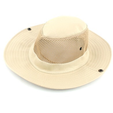 Sunshade Hat for Men, Summer Outdoor Cycling Sun Protection Net Hat, Hiking and Fishing Wide Brim Hat for Travel