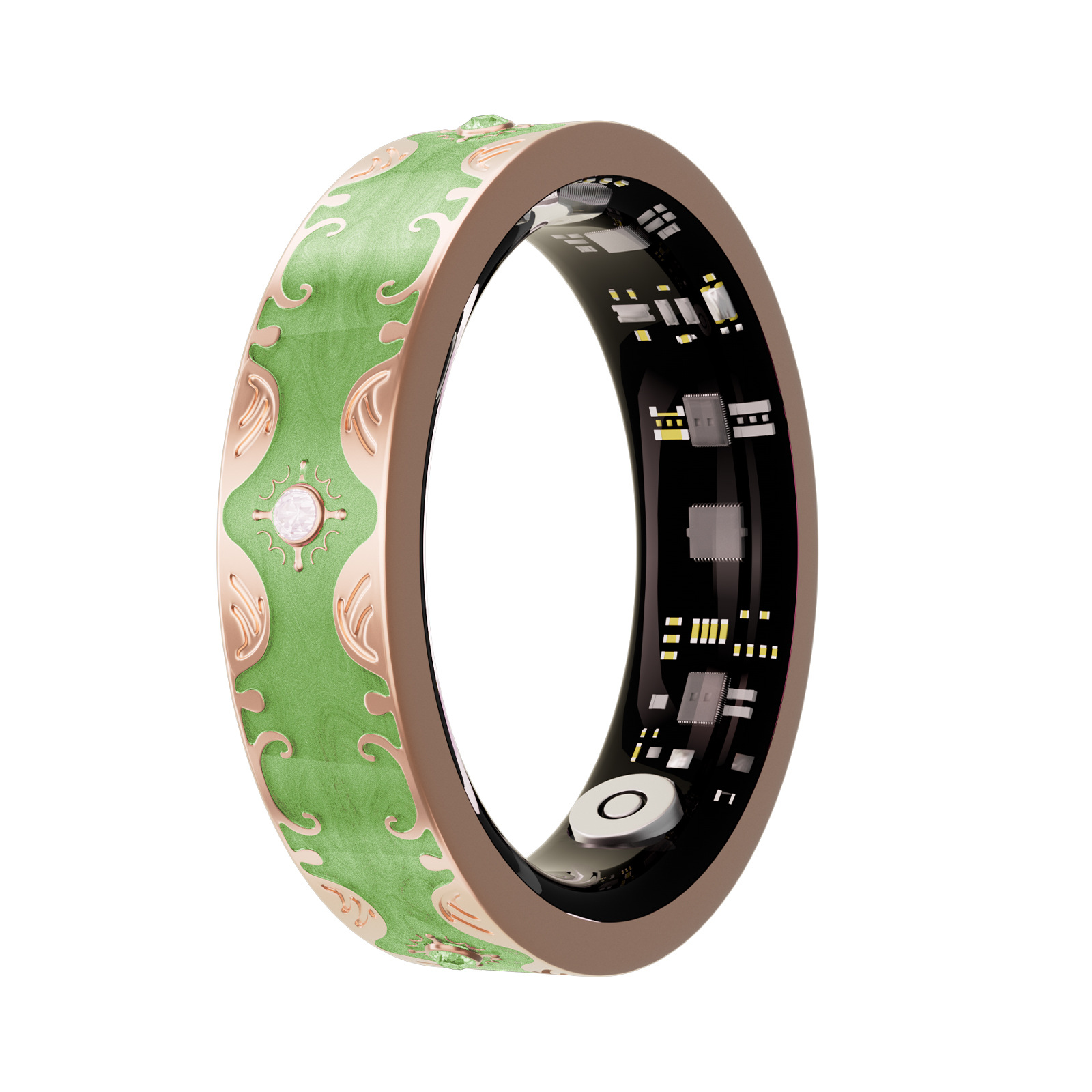 Smarter Ring Mit Herzfrequenz- Und Blutsauerstoffmessung Ip68_voghion.com