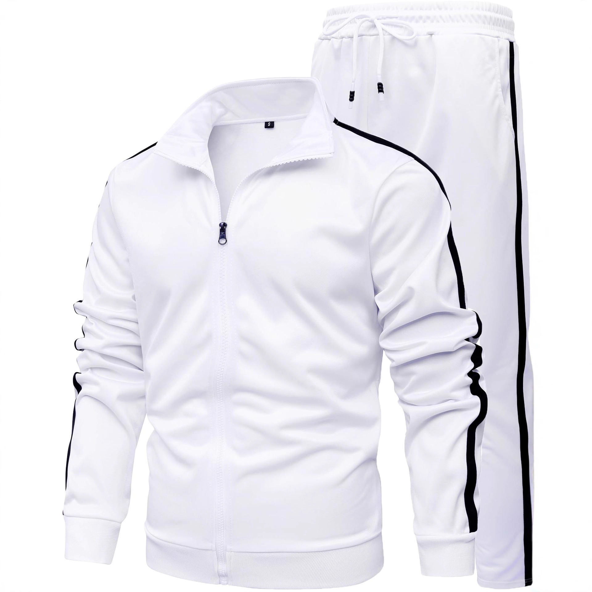 Men's Spring and Autumn Student Casual Sports Suit Youth Sweatshirt Fashion Sportswear Men's Korean Style Slim Two-Piece Set