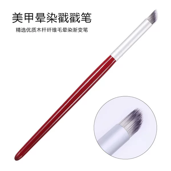 Japanese Style Cyber Celebrity Nail Art Blooming Poke Pen Oblique Round Head Gradient Glitter Wood Rod Star Pen Painted Brush Tool