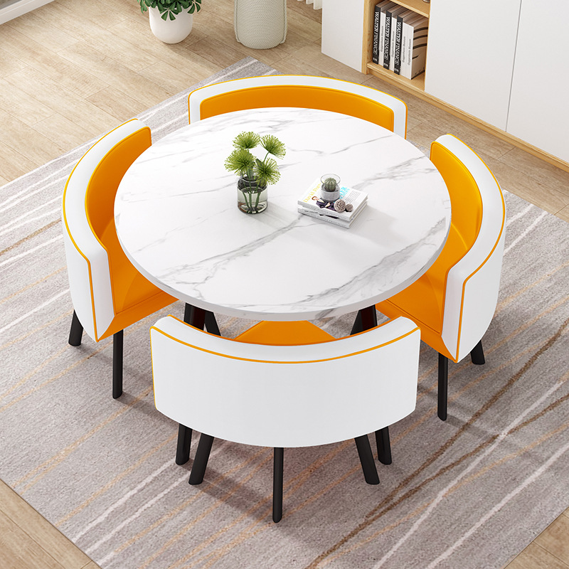 White stone root circle + yellow and white two-color leather + black creel