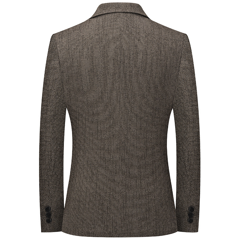 Trajes casuales de primavera para hombres nuevos trajes de mediana edad de primavera y otoño occidentales de alto nivel de negocios para hombres