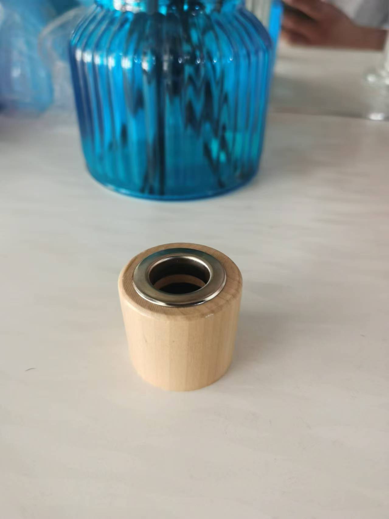 Spot botella de aromaterapia cilíndrica 100ml botella vacía de aromaterapia botella volatilizadora de perfume decoración de botella de incienso de expansión sin fuego interior