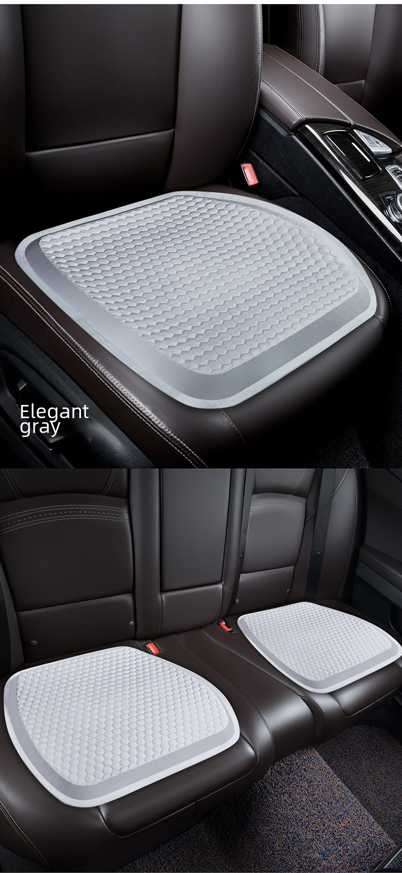 Car Multi-function Cushion Summer Cool Mat Egg Gel Seat Cushion Four Seasons Universal Honeycomb Office Ice Mat_voghion.com