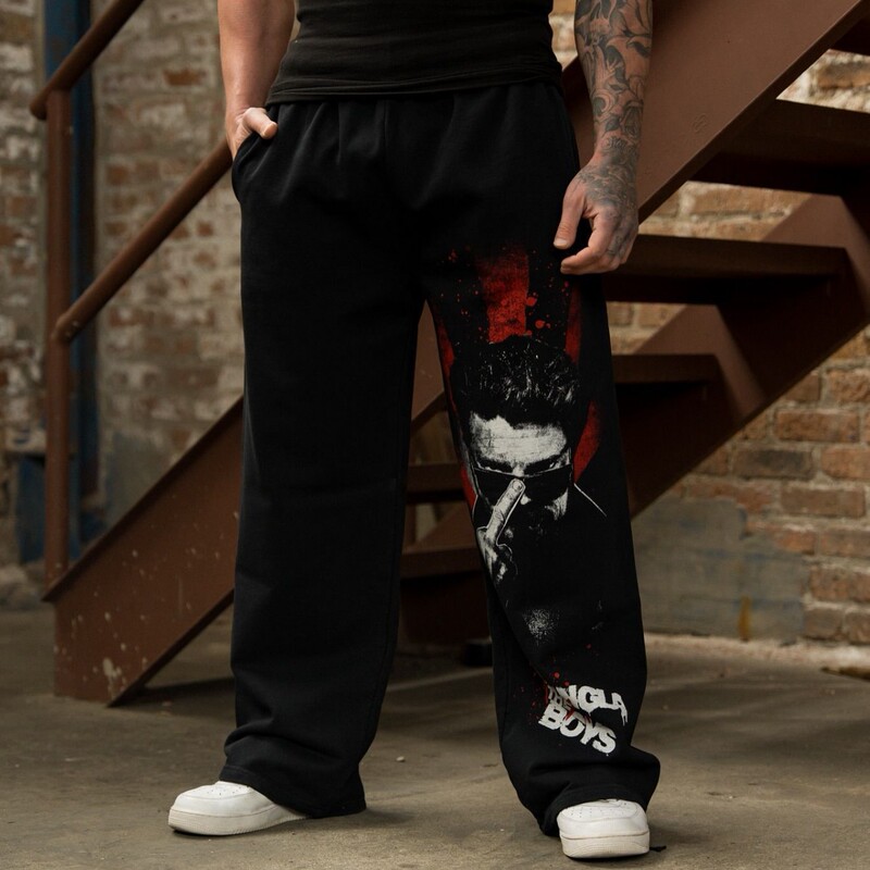 American Trendy Brand Youngla Co-Branded the Boys Men's Sports Pants Joggers Fitness Running Casual Pants