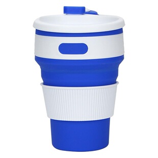 Amazon Explosive Silicone Folding Coffee Cup Creative Folding Silicone Cup Telescopic Water Cup Cross-border Gift Set logo