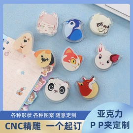 动漫立牌;钥匙扣及钥匙扣配件;长尾夹装订夹