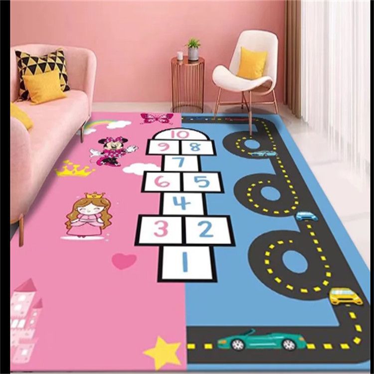 Bedroom Carpet Floor Mat Bedside Blanket Simple Home Cartoon Living Room Coffee Table Sofa Mat Tatami Bed Front Carpet