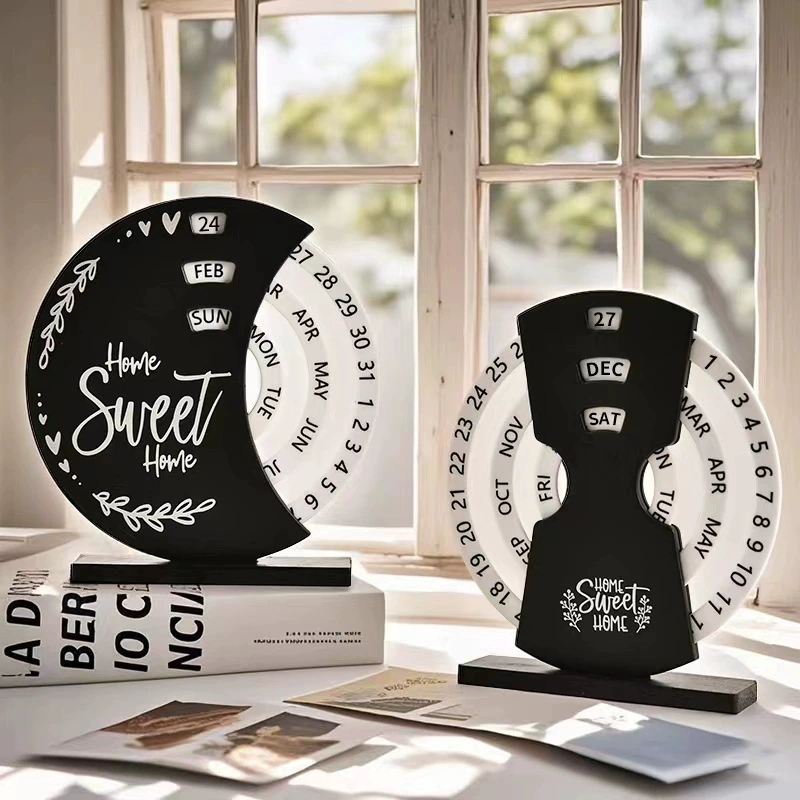 Трансграничные креативные легкие роскошные календари вечный календарь украшений