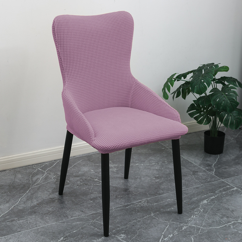 Cubierta de silla elástica Reposabrazos de forma especial cubierta de silla simple engrosada polar apoyabrazos respaldo integrado cuatro estaciones