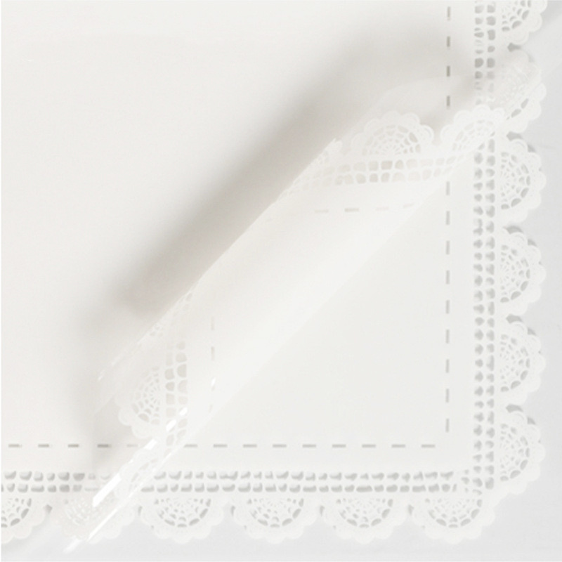 Papel de Regalo de Celofán con Encaje Impermeable para el Día de San Valentín, Papel de Envolver para Ramos de Flores