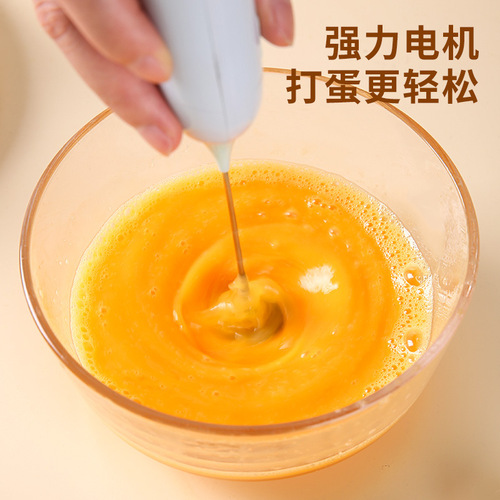 Mini electric egg beater household handheld whipped cream baking cake small automatic manual egg beater