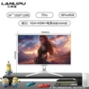24-inch flat white 75Hz, bezel-less