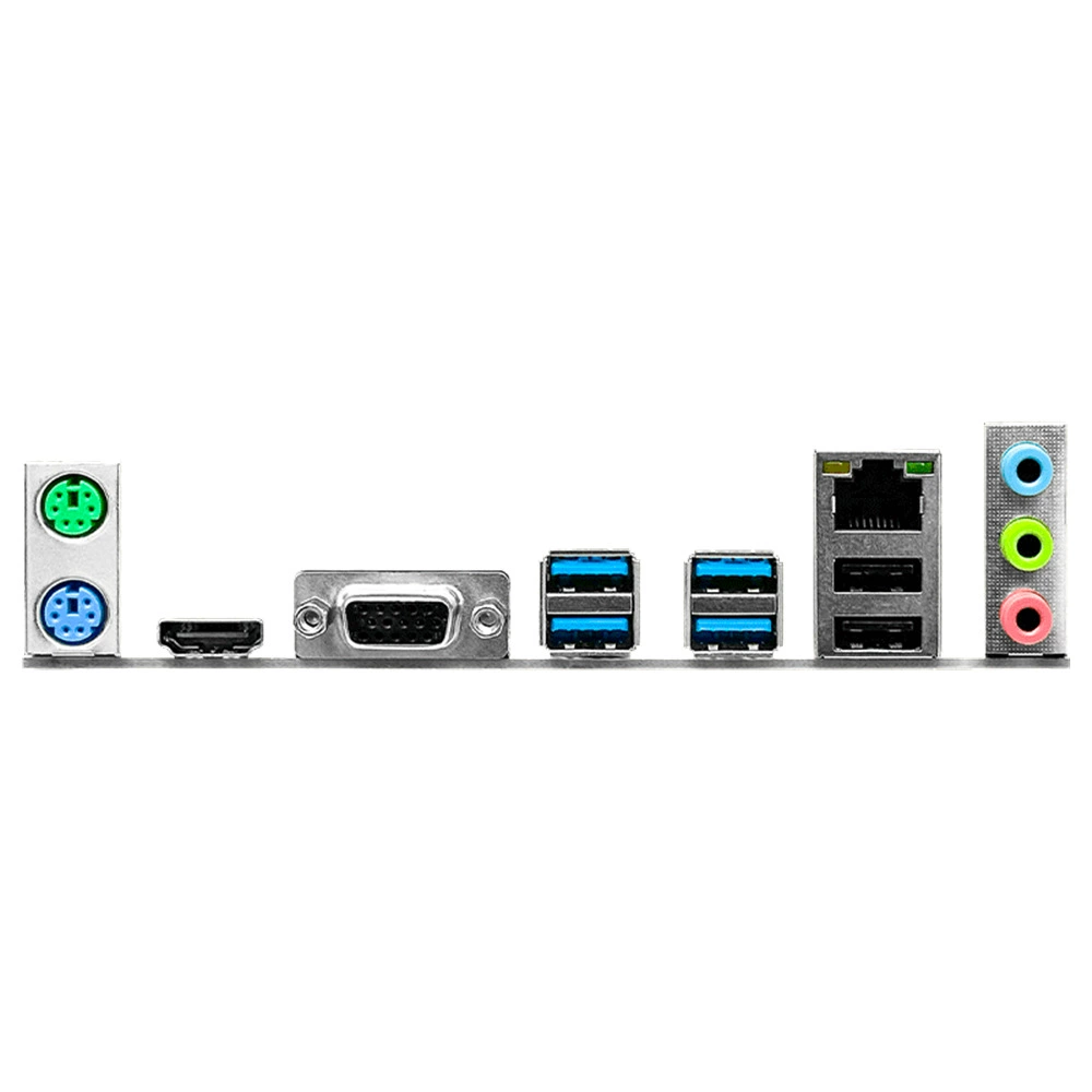 Материнская плата JGINYUE B450M PLUS (AM4) — DDR4 2 слота, M.2 NVMe, Realtek гигабит
