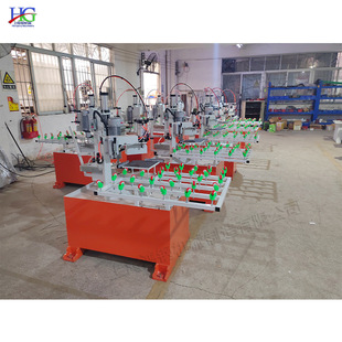 Small single head glass chamfering machine furniture coffee table rock plate round angle machine table panel automatic polishing angle grinding machine