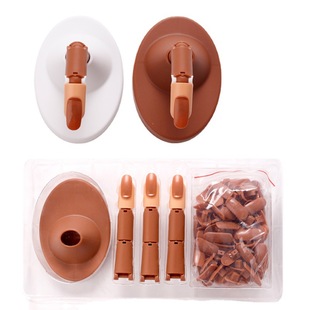 Amazon's Hottest Manicure Joint Finger Mechanical Finger Nail Set for Beginners to Practice Live Finger with Base