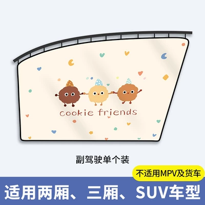 Car curtains car window track car sun - co-pilot-single-pack