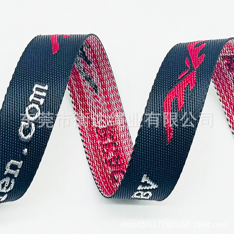 Personalizado 1 - 10cm de espesor 1mm brillante imitación de nylon jacquard cinturón bolsos zapatos sombreros teléfonos móviles correa de tela