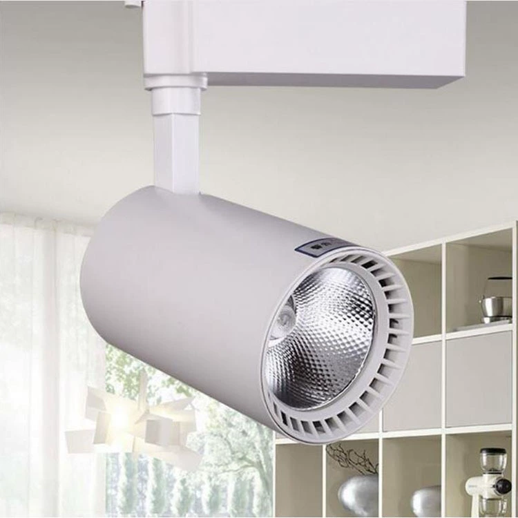 LED spot lighting, lights railed