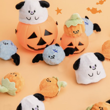 宠物磨牙啃咬bb叫万圣节可爱弹力球发声玩具刺球比熊泰迪礼物pets