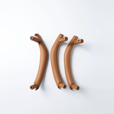 Suitable for 14-19 BMW: Armrest, handle, handle - cognac-3-piece-set