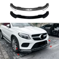 Подходит для Mercedes-Benz GLE Class W166 C292 2015-2018 AMG, интегрированный передний спойлер, передняя губа, модификация.