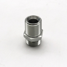 现货直通接头1CT/1DT卡套碳钢液压管件外螺纹液压管碳钢卡套接头