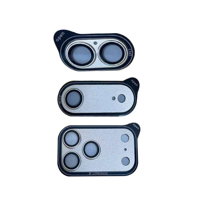 iPhone17用マットレンズフィルム、Apple 17promax用メタルアーマー一体型レンズフィルム、強化ガラスフィルム|undefined