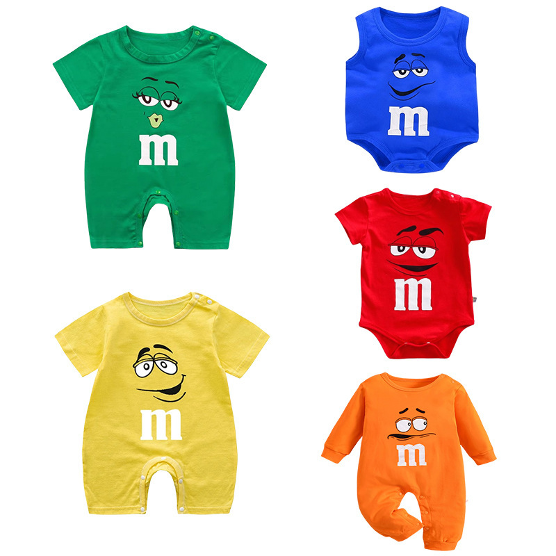 2026 Cross-Border Baby Romper Summer Short-Sleeve Crawling Suit Baby Onesie Newborn Air-Conditioned Clothing Thin Romper
